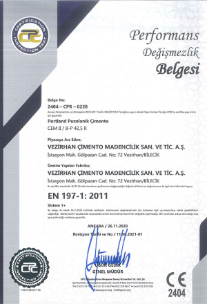 CEM II B-P 42,5 R Perf. De